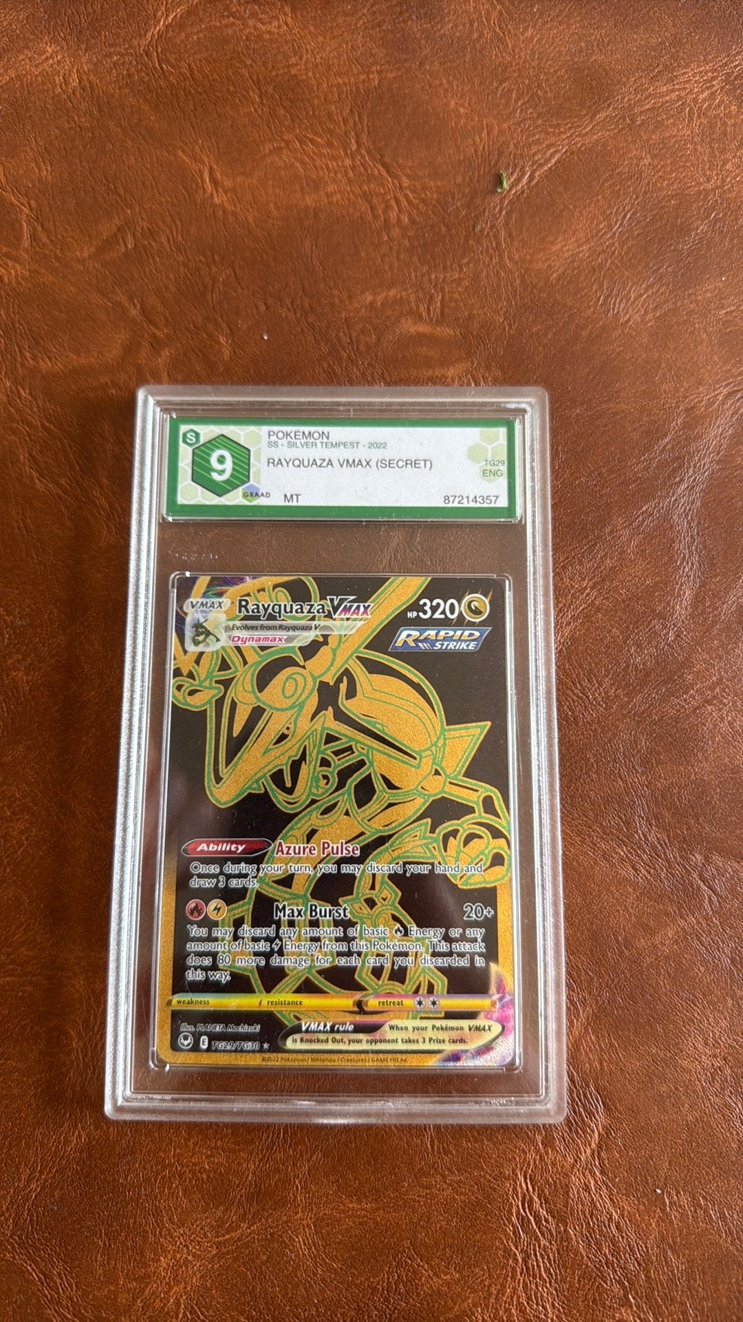 Rayquaza VMAX TG20, Ophalen