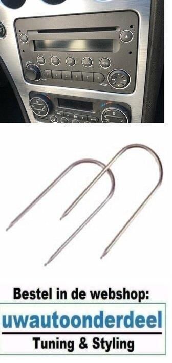Radio Cd Demontage Sleutel Tool Beugel Aux Alfa Romeo GT, Verzenden