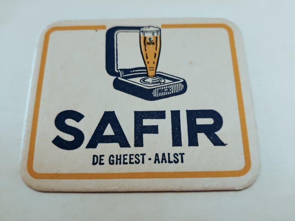 Bierviltje Safir, Ophalen of Verzenden, Zo goed als nieuw, Viltje(s), Overige merken