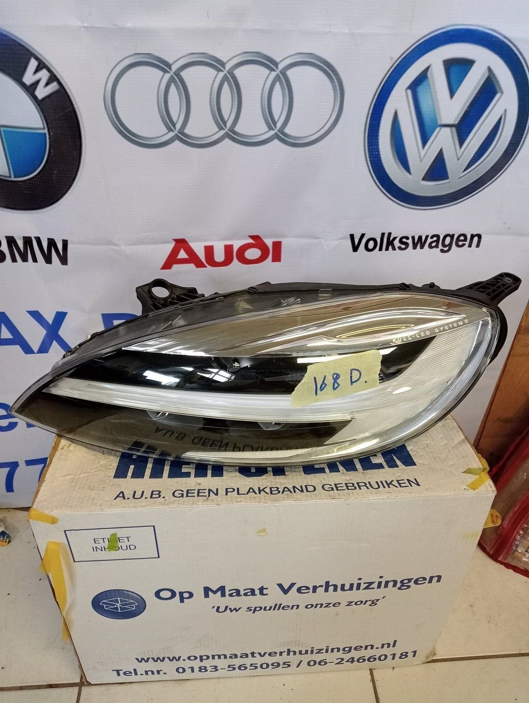 VOLVO V40 VOL LED KOPLAMP LINKS COMPLEET 31677022, Auto-onderdelen, Gebruikt, -, -, Ophalen of Verzenden