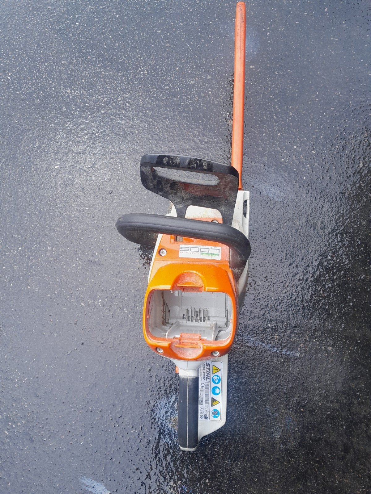 Tuinmachines, Ophalen