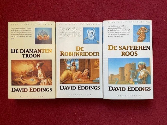 DAVID EDDINGS COMPLETE SERIE TE KOOP,PAPERBACKS IN GOEDE STA, Ophalen of Verzenden