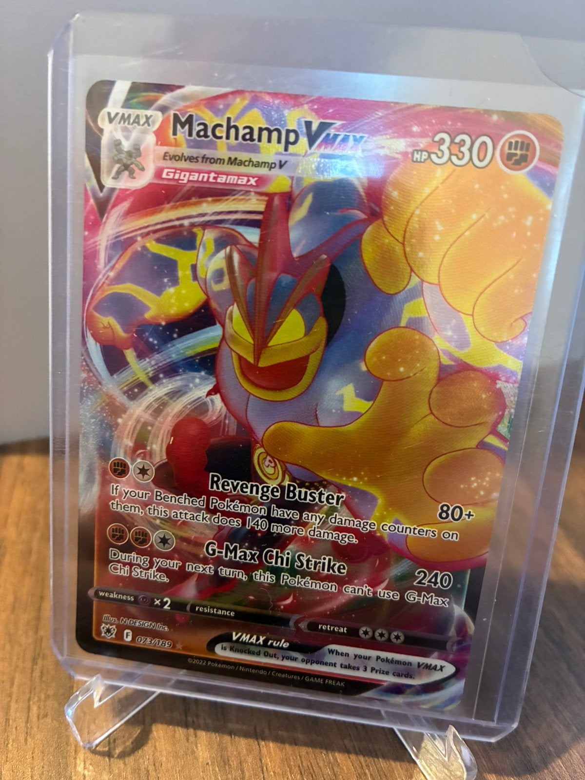 Pokemon machamp vmax astral radiance, Ophalen of Verzenden, Zo goed als nieuw, Booster