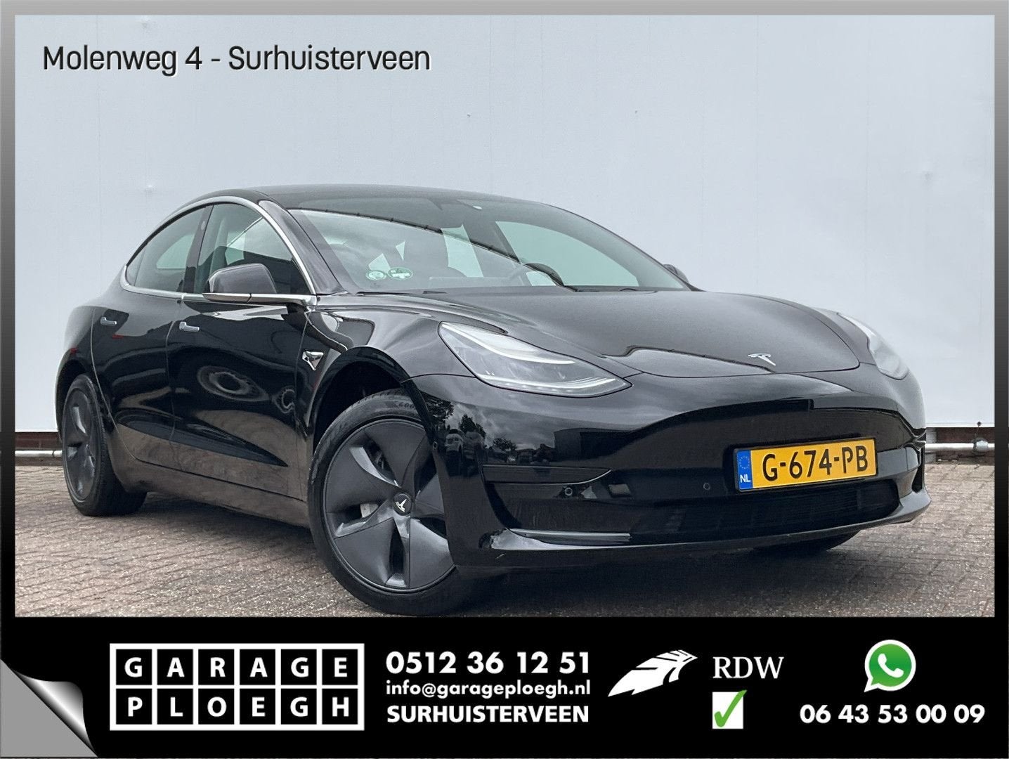 Tesla Model 3 Standard RWD Plus 60 kWh Autopilot Black magic, Autos, Tesla, Achat, Entreprise, Electronic Stability Program (ESP)