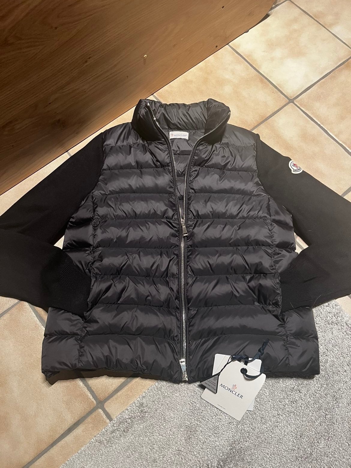 Moncler jasje S, Kleding | Heren, Ophalen of Verzenden, Nieuw, Maat 46 (S) of kleiner, Blauw