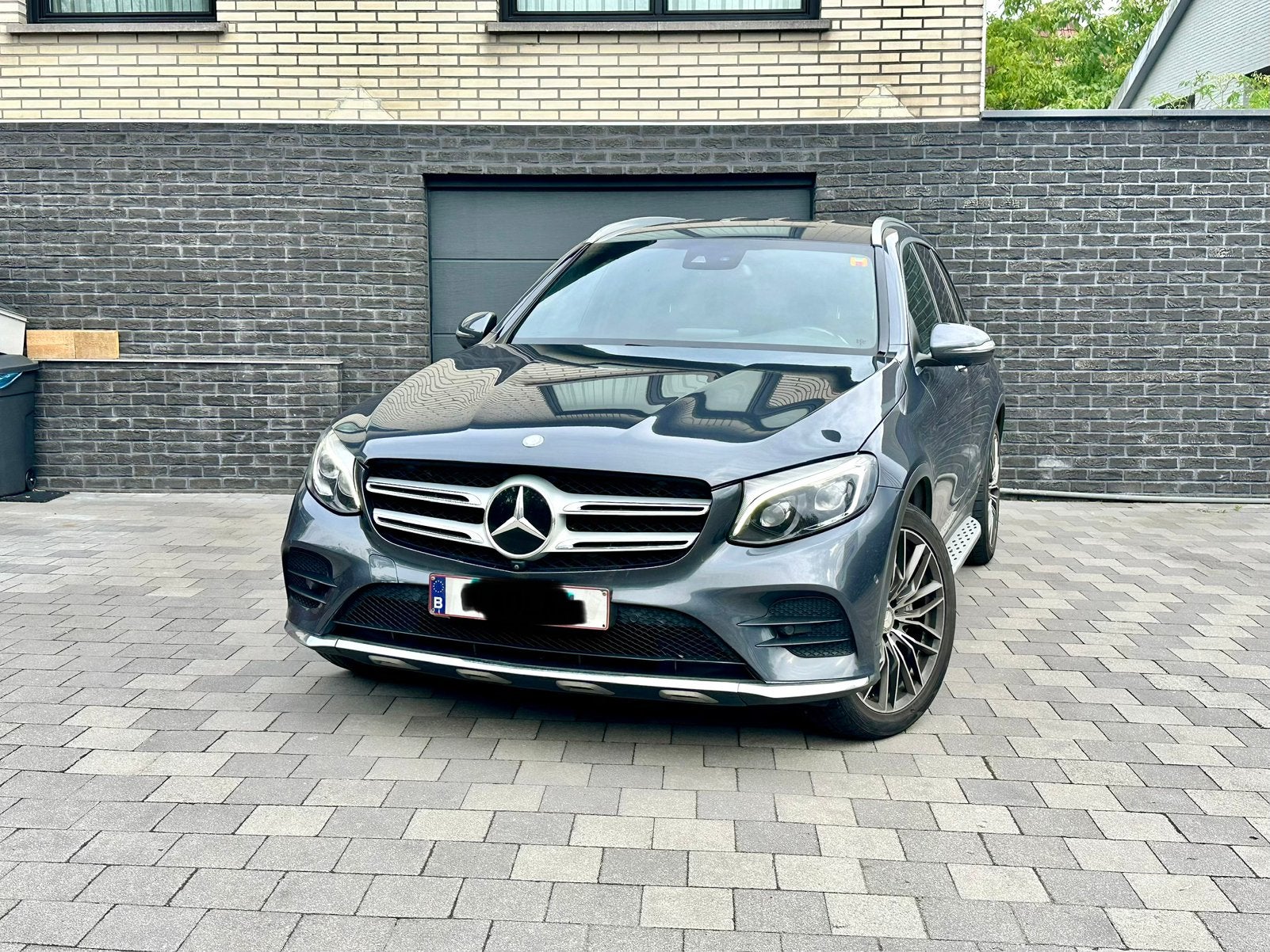 Mercedes glc 220d 4matic AMG, Autos, Cuir, Argent ou Gris, Achat, Euro 6