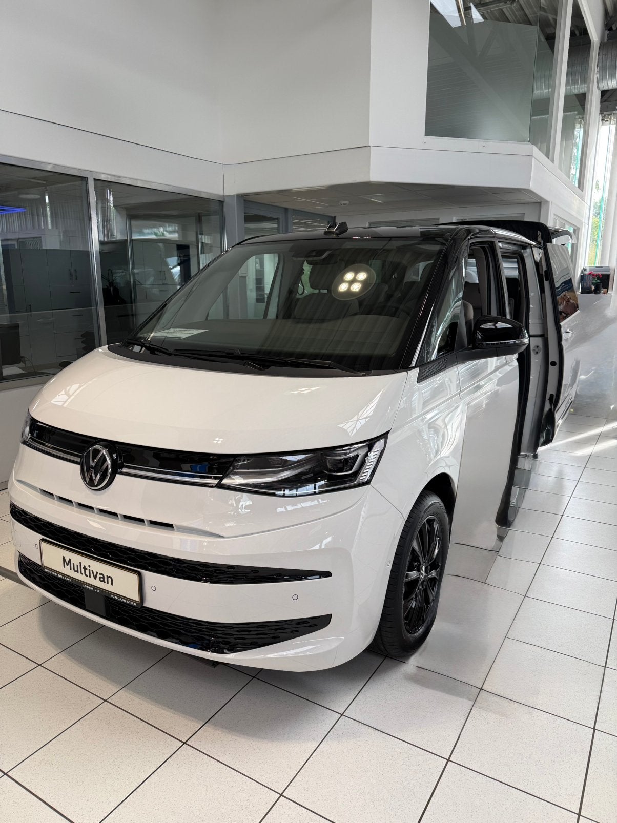 Vw t7 multivan 7-zits, Auto's, Zwart, 5 deurs, Particulier, Transporter