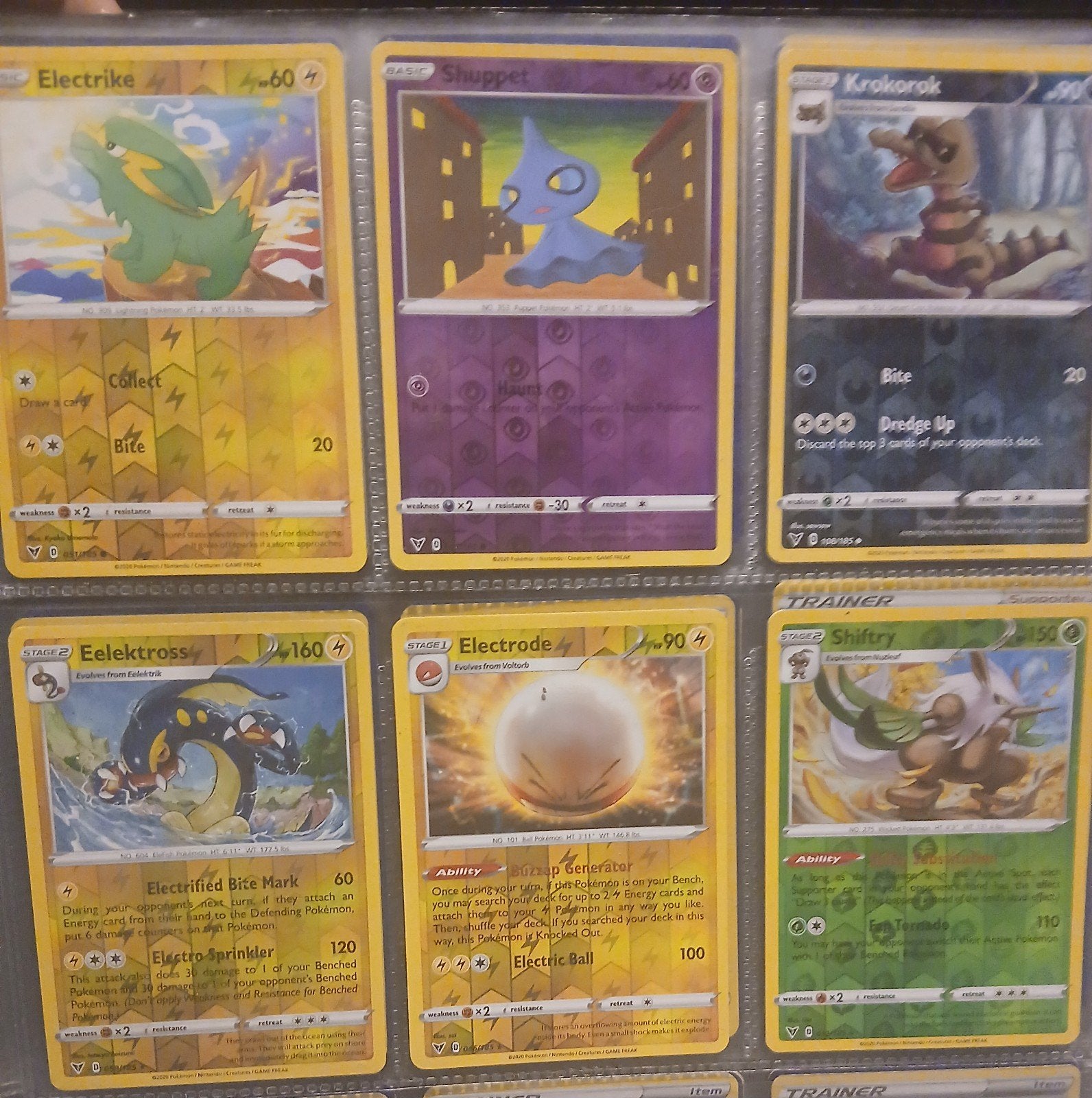 6 pokemon kaarten, Ophalen of Verzenden, Zo goed als nieuw, Meerdere kaarten, Foil