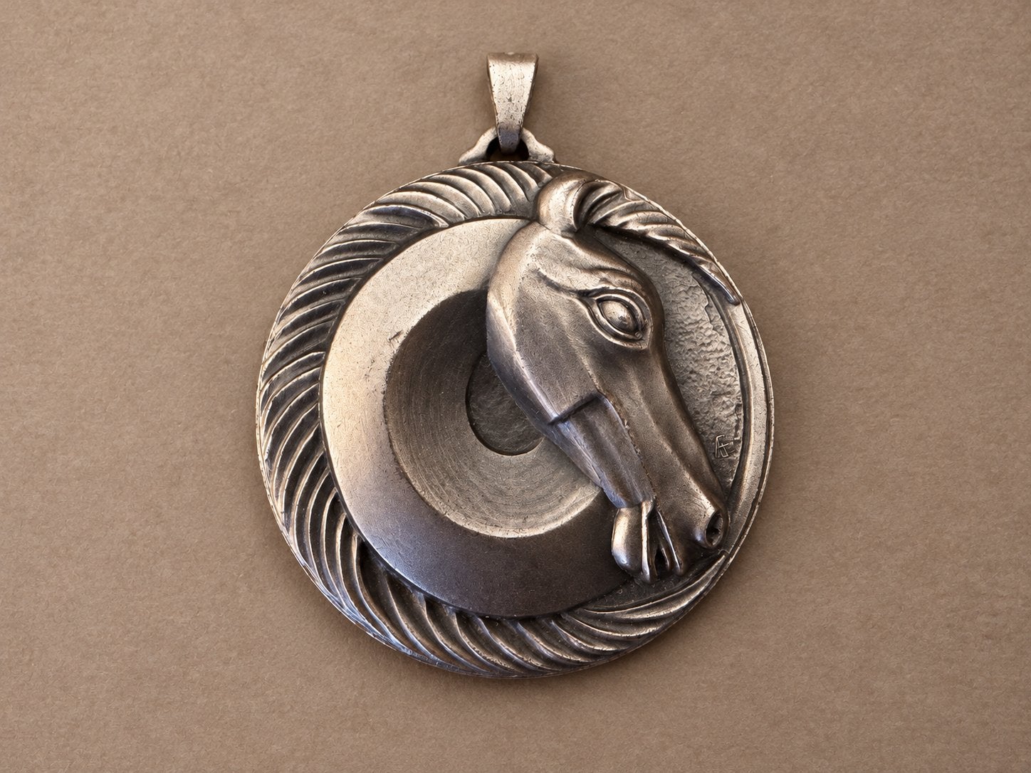 Médaille « Cheval antique » – Alexander Devaert, Enlèvement ou Envoi, Comme neuf, Argent, Argent