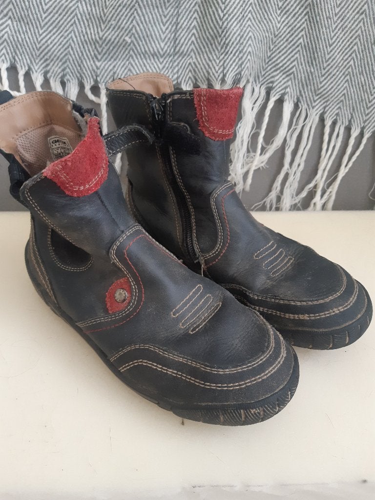 Geox leder jongenschoenen mt 34, Garçon, Bottes, Comme neuf, Enlèvement