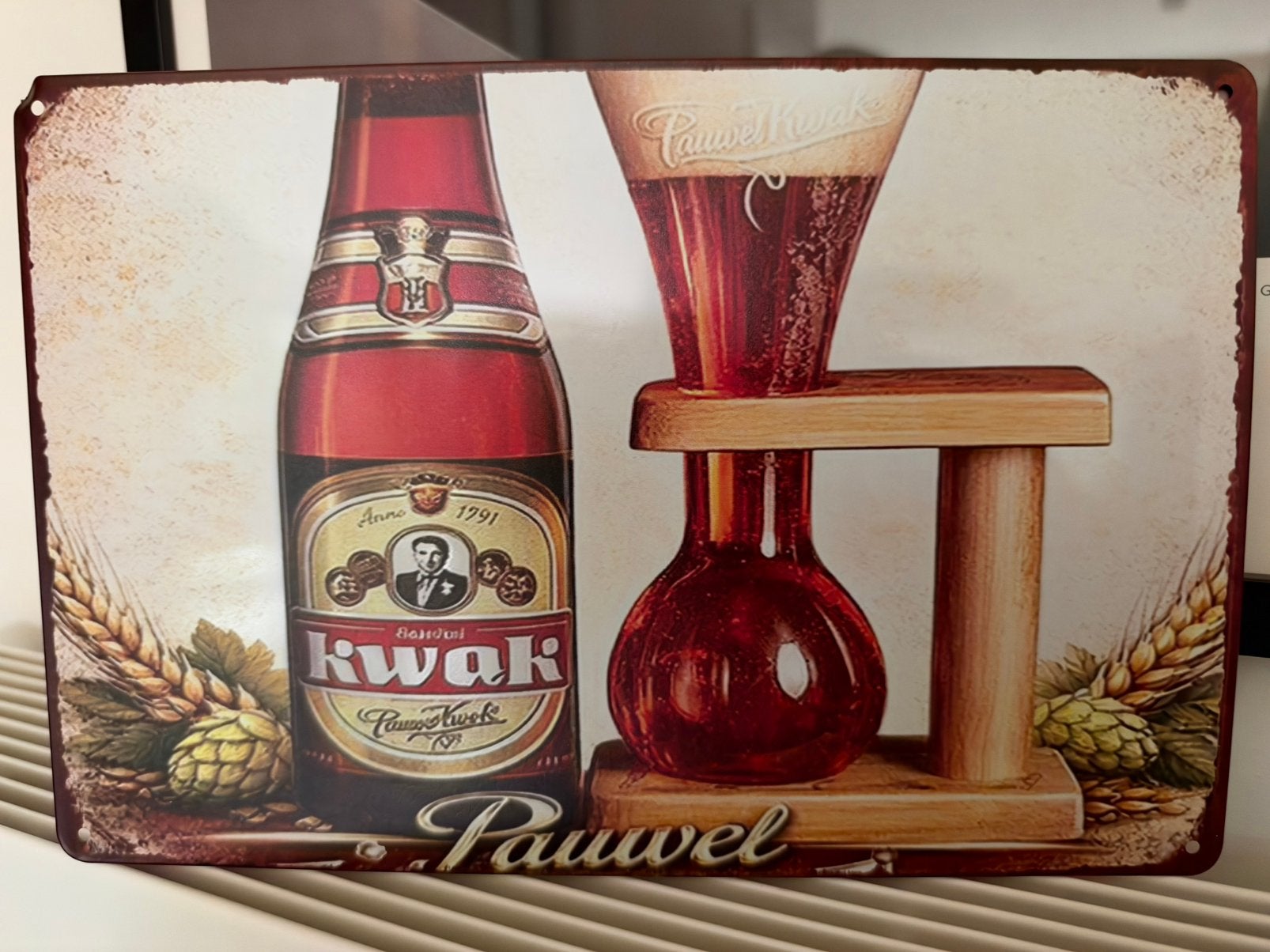 Panneau d'affichage en métal Kwak, Enlèvement ou Envoi, Neuf, Panneau publicitaire