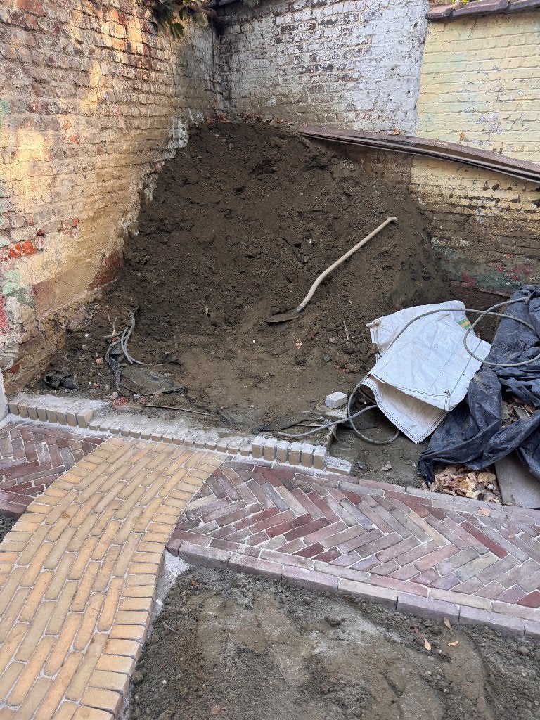 Gratis tuin grond, Ophalen, Zo goed als nieuw