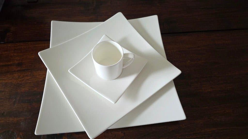T & T Design Royal Bone porselein Servies, Neuf, Assiettes(s), Enlèvement, Porcelaine