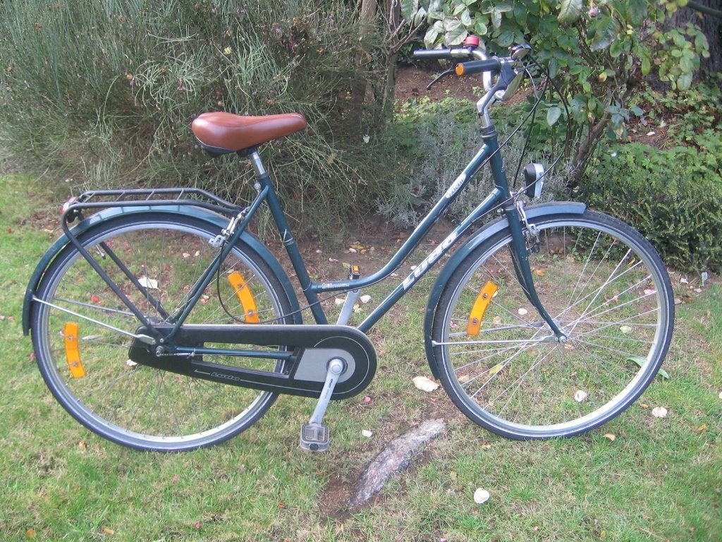 28 inch Ludo damesfiets met 3 versnellingen kader 52, Gebruikt, Velgrem, Versnellingen, 50 tot 53 cm