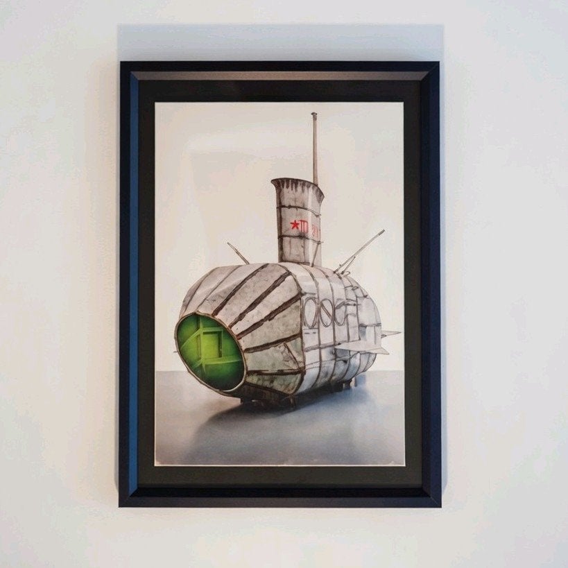 Tahama par Panamarenko, Antiquités & Art, Art | Lithographies & Sérigraphies, Enlèvement