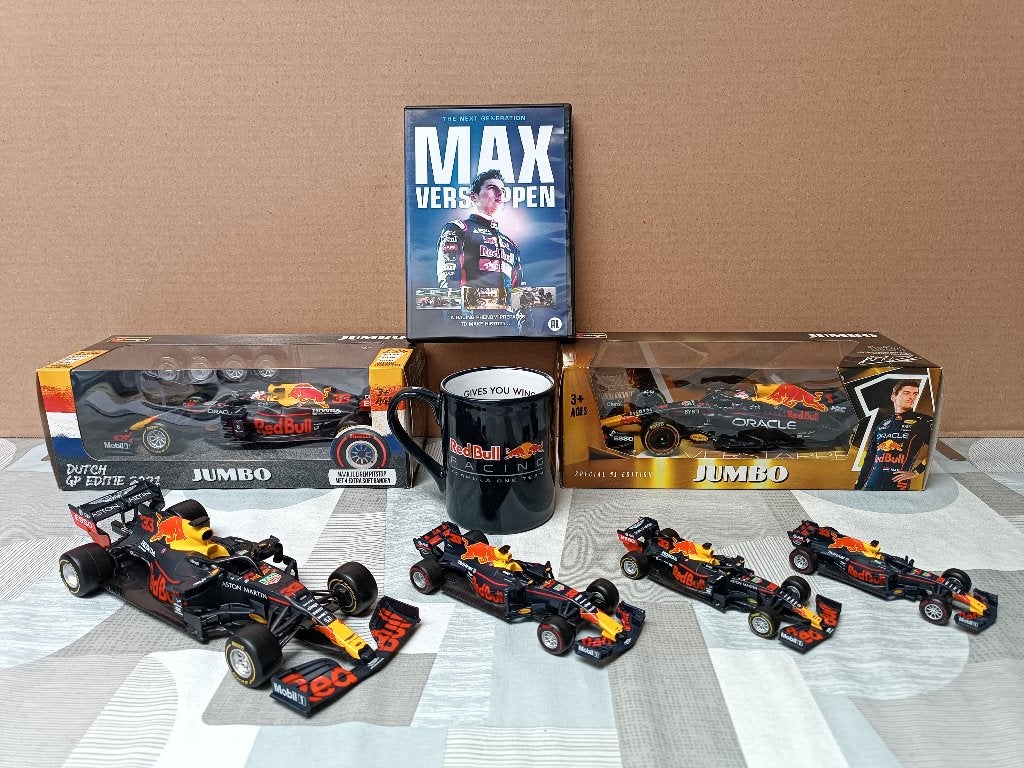 F1 - Max Verstappen - Bburago - Burago Red Bull Racing DVD, Verzamelen, Ophalen of Verzenden, Zo goed als nieuw, Gebruiksvoorwerp