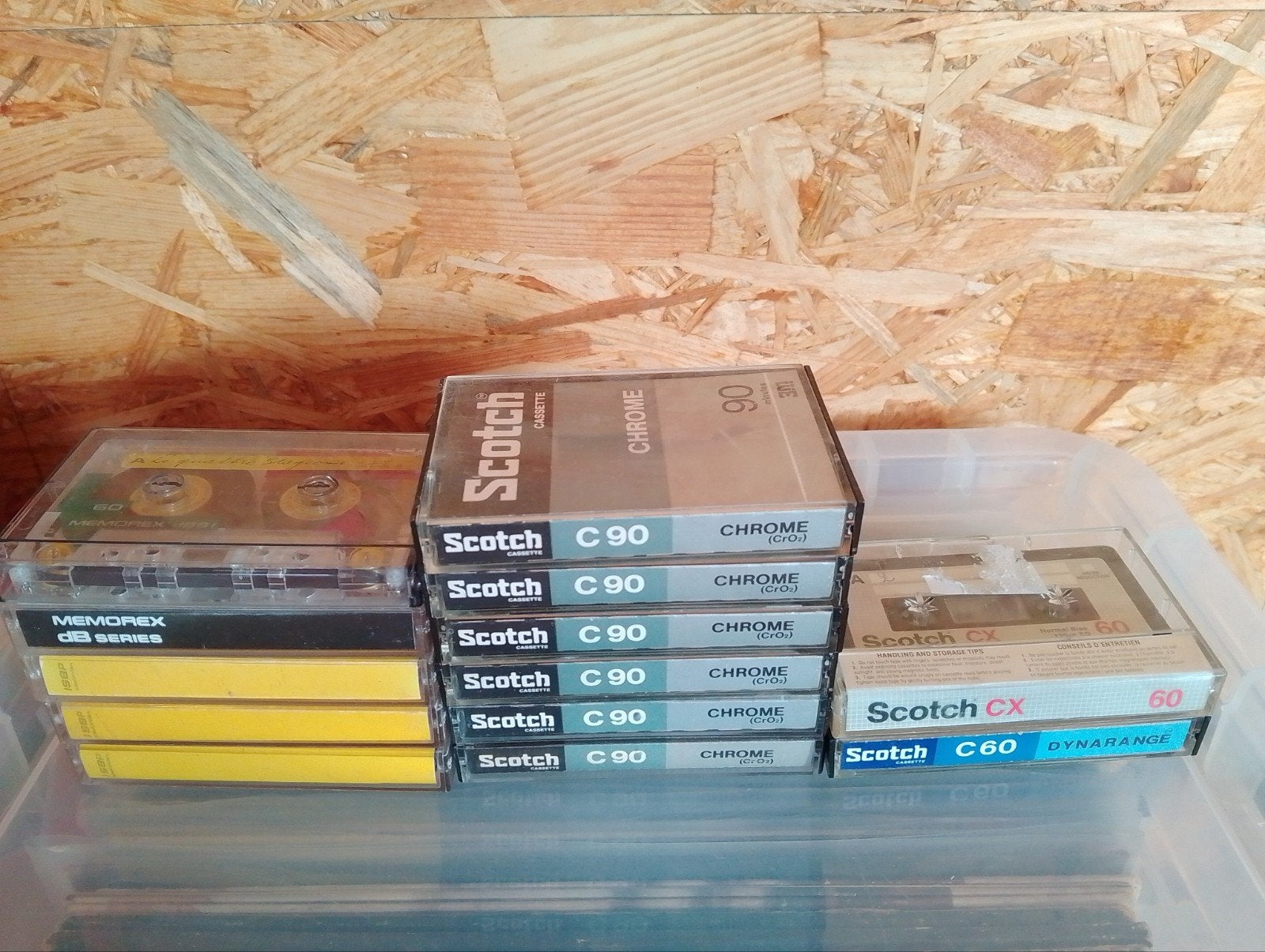 Cassette Scotch + cassette Memorex en lot, CD & DVD, Cassettes audio, Enlèvement ou Envoi