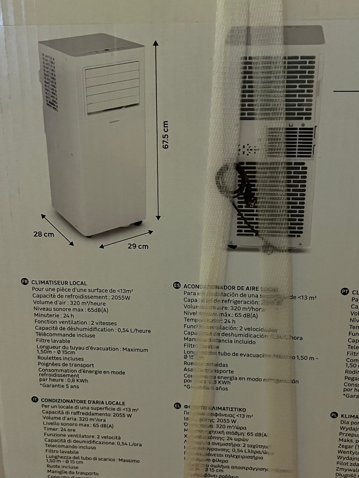 Airco - Airconditioning, Ophalen of Verzenden, Zo goed als nieuw
