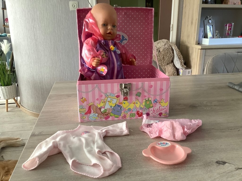 Baby Born babypop  speelset (38 cm), Ophalen of Verzenden, Gebruikt, Babypop