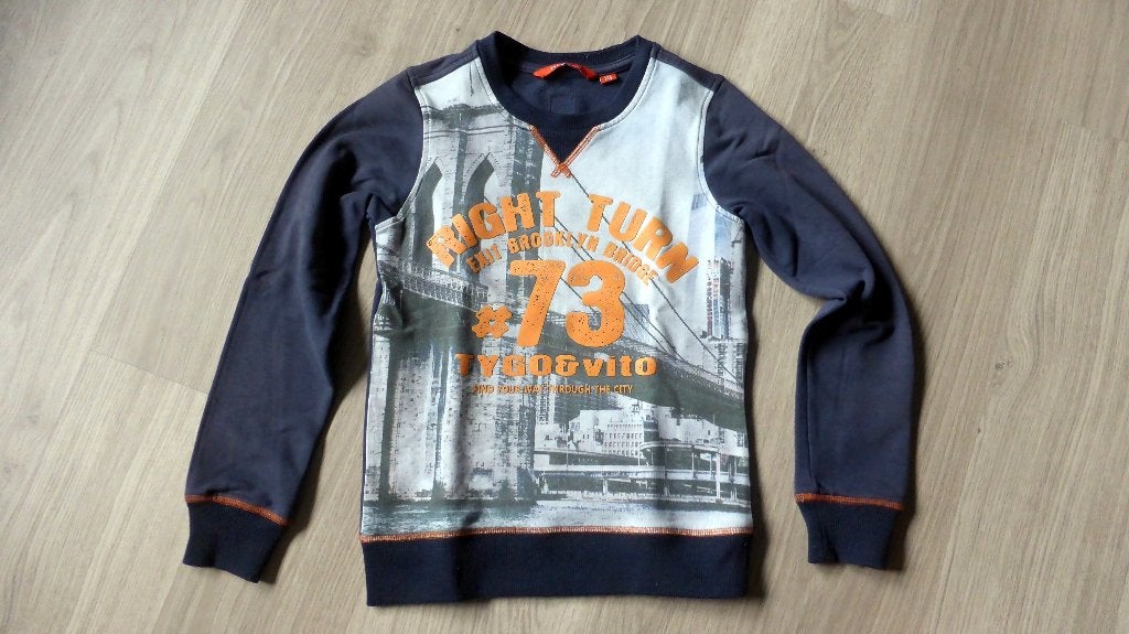 Sweater 134 Tygo & Vito Brooklyn Bridge 73, Kinderen en Baby's, Gebruikt, Trui of Vest, Ophalen of Verzenden, Tygo & Vito