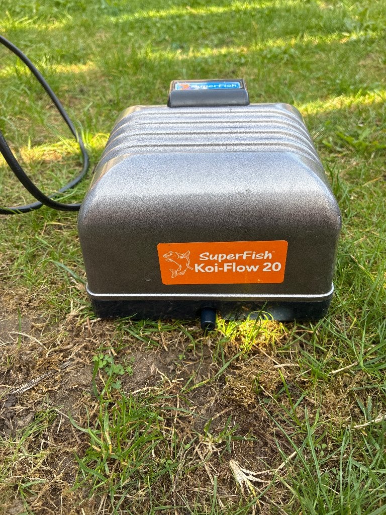 Zuurstofpomp visvijver, Tuin en Terras, Ophalen, Zo goed als nieuw