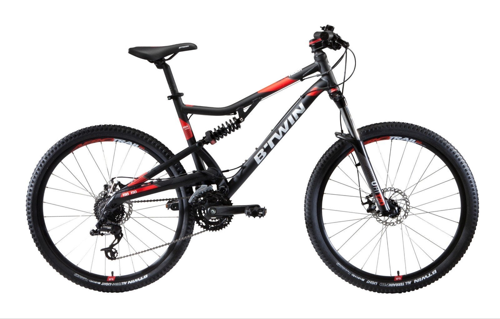 mtb rockrider 520 s maat L, Fietsen en Brommers, Ophalen, Zo goed als nieuw, Schijfrem, Overige merken