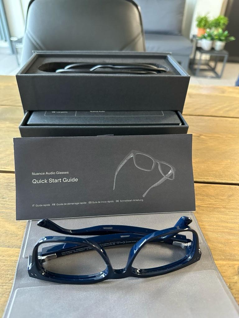 Nuance Audio Hoorbril Nieuw in verpakking, Blauw, Nieuw, Bril, Ophalen