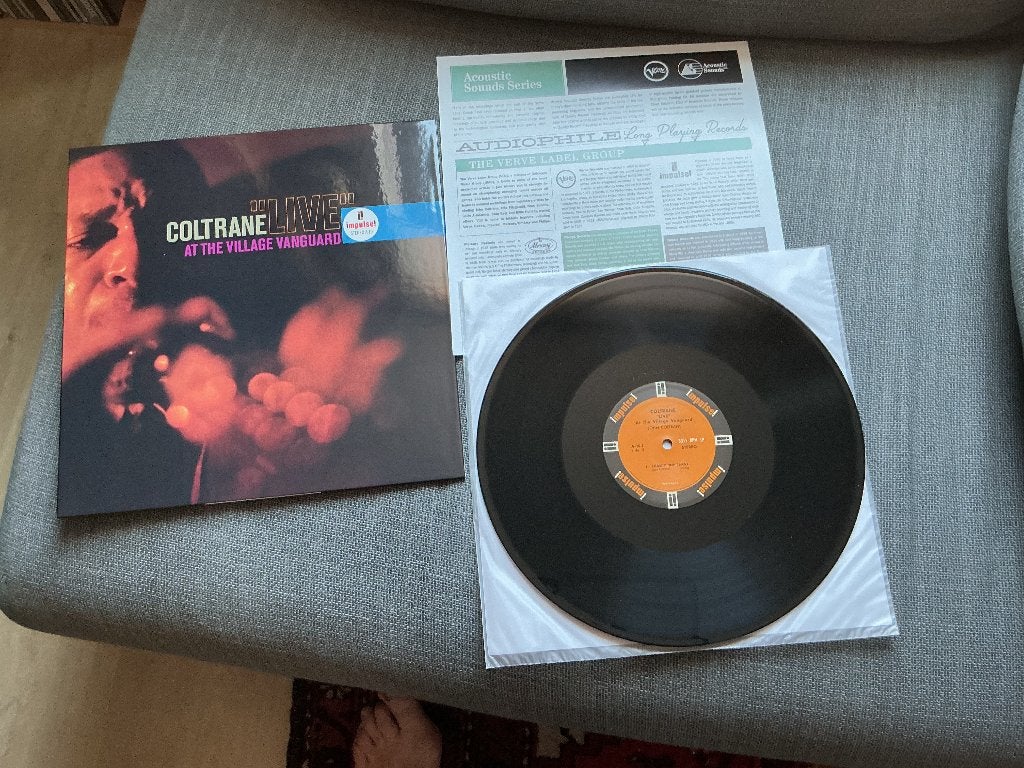Coltrane "Live" at the Village Vanguard. Impulse acoustic s., Cd's en Dvd's, Vinyl | Jazz en Blues, LP, Ophalen of Verzenden, 12 inch