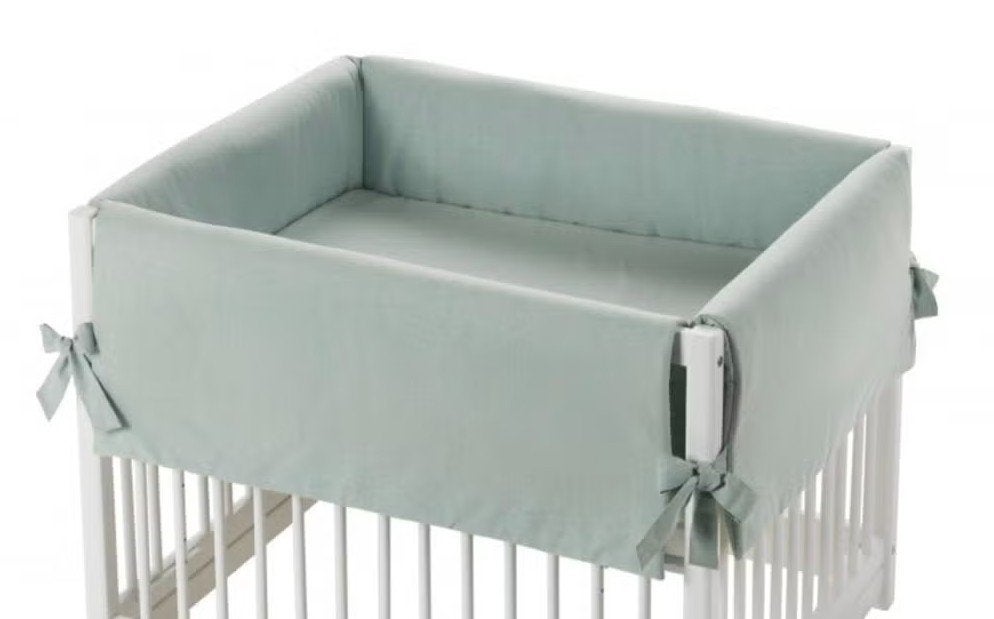 Parkomranding - Parkbekleding - 4-zijdig - boxomranding baby, Ophalen, Zo goed als nieuw, Ledikant