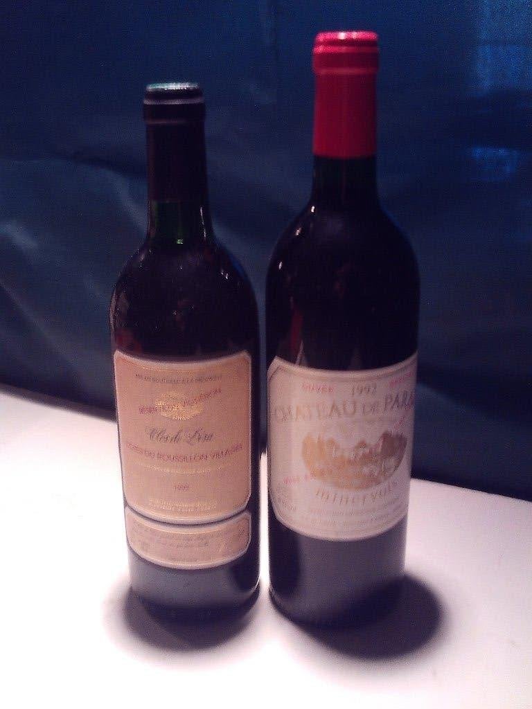 2 grands vins rouges français de 1992, Enlèvement ou Envoi, Pleine, Comme neuf, Vin rouge
