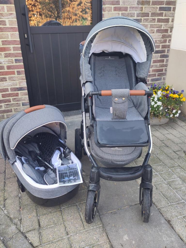 Kinderwagen combinatie theophile & patachou, Enfants & Bébés, Poussettes & Combinaisons, Utilisé, Poussette, Autres marques, Tige de poussée réglable