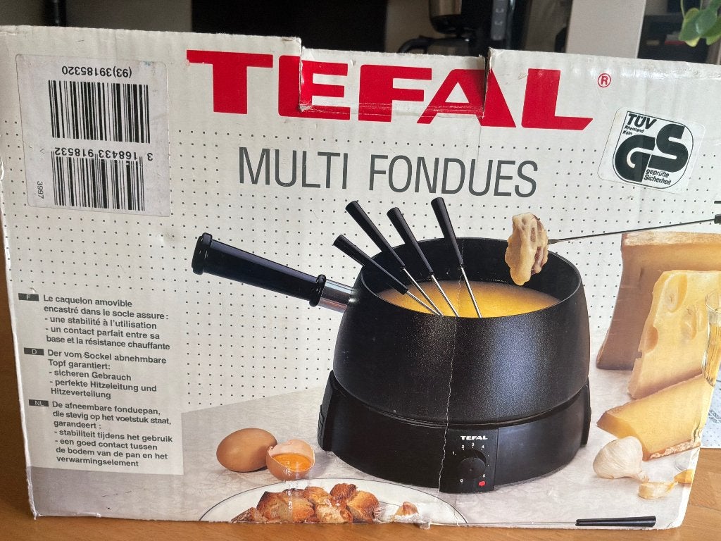 Tefal Fondue elektrisch, Elektronische apparatuur, Ophalen, Gebruikt, Elektrisch