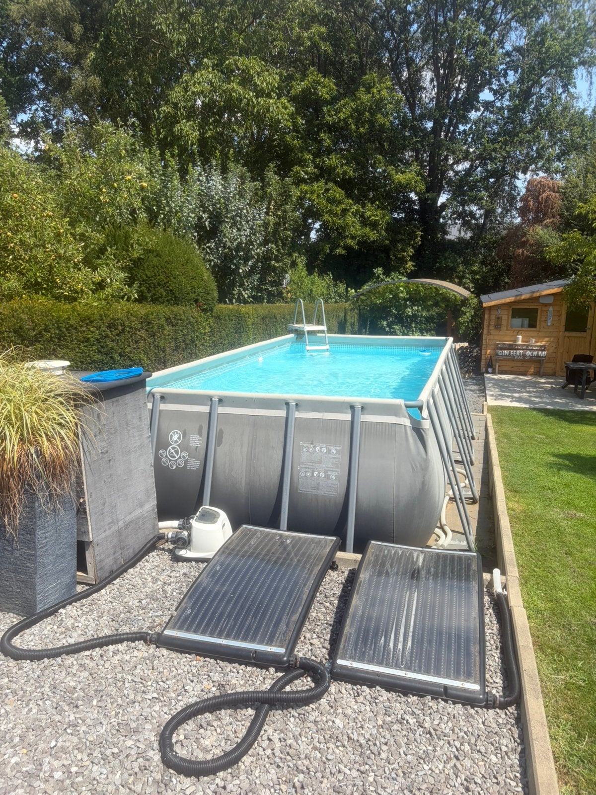 Intex zwembed 274cm x 549cm x 132cm, Enlèvement, Utilisé, Rectangulaire, Piscines hors sol