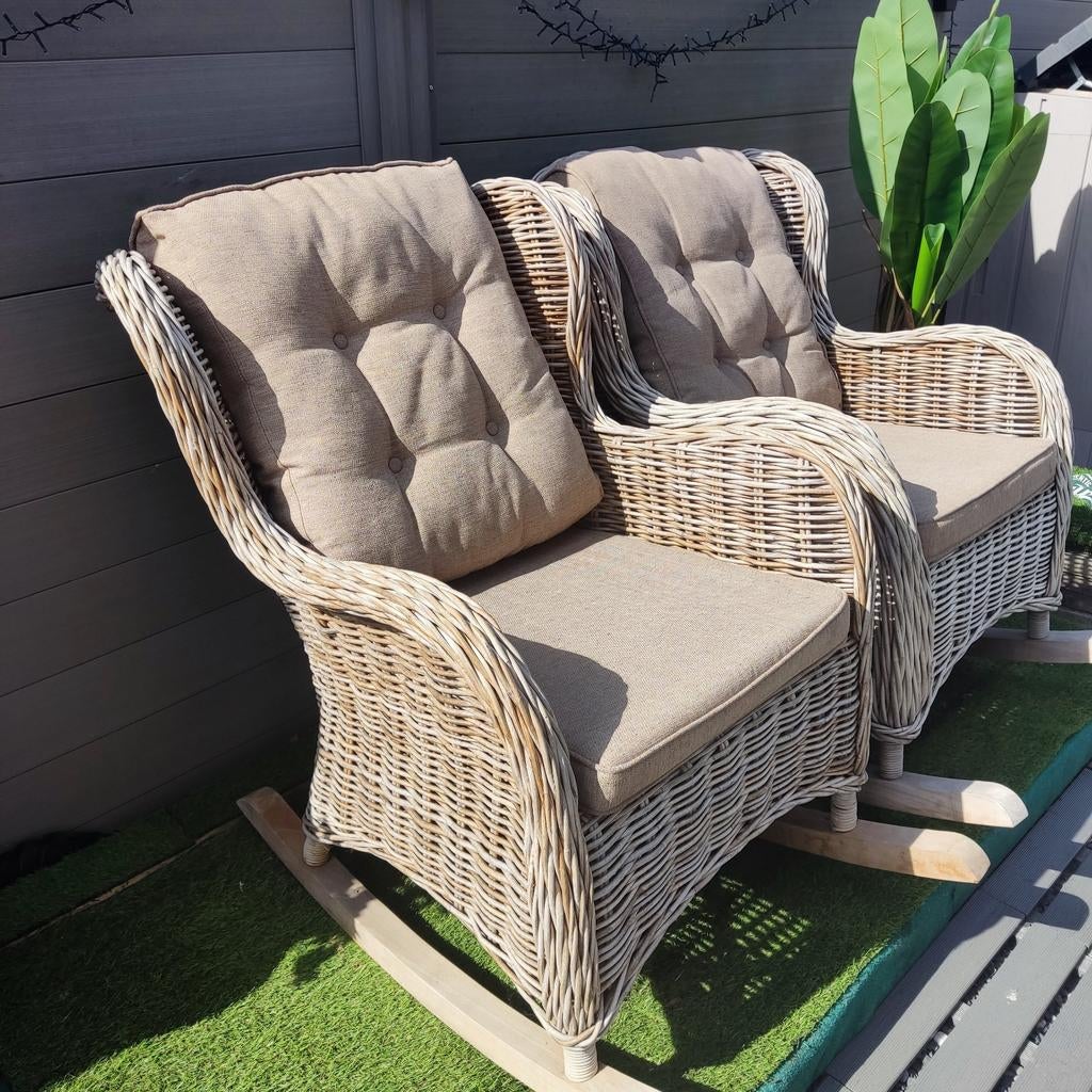Schommelstoelen, Tuin en Terras, Tuinsets en Loungesets, Ophalen, Hout