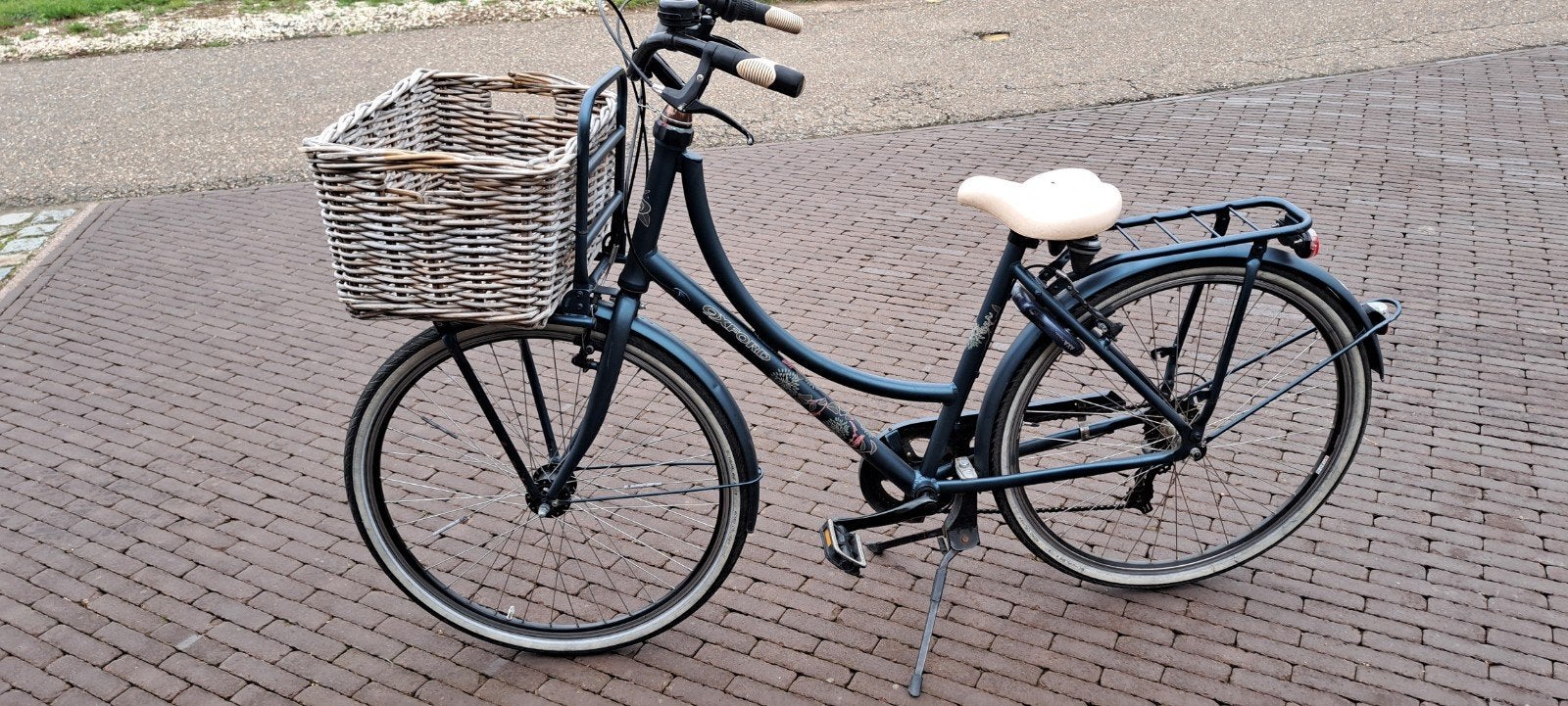 Oxford fleur damesfiets fleur, Fietsen en Brommers, Ophalen, Gebruikt, Velgrem, Versnellingen