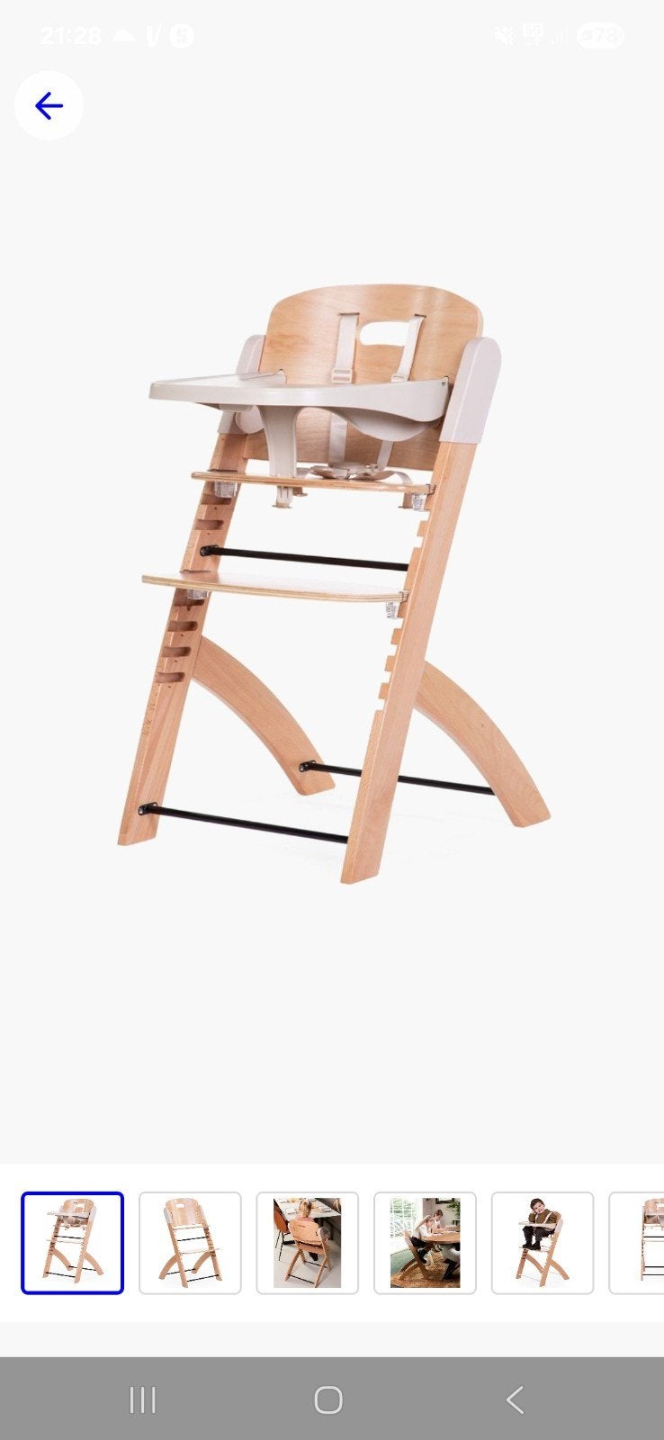 Childhome kinderstoel, Enlèvement, Chaise évolutive