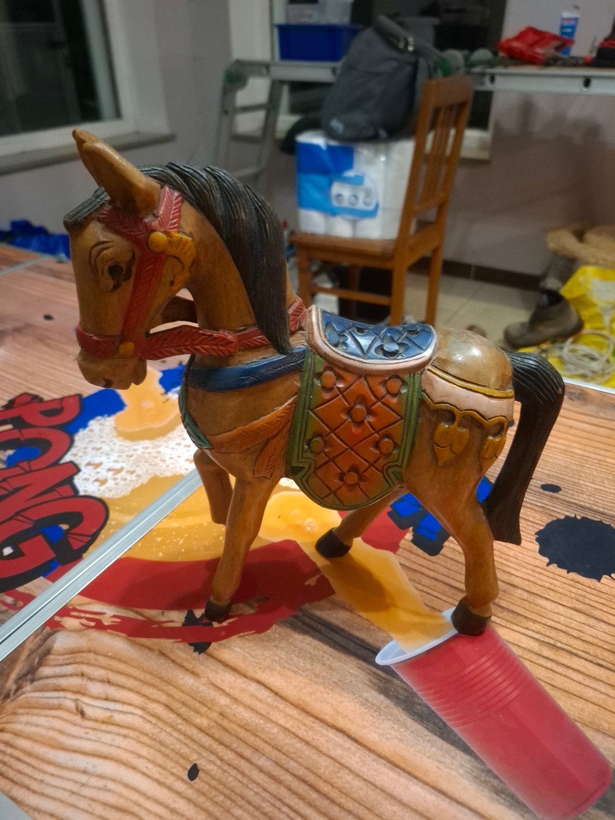 Petit cheval en bois, Enlèvement ou Envoi, Utilisé, Cheval, Autres types