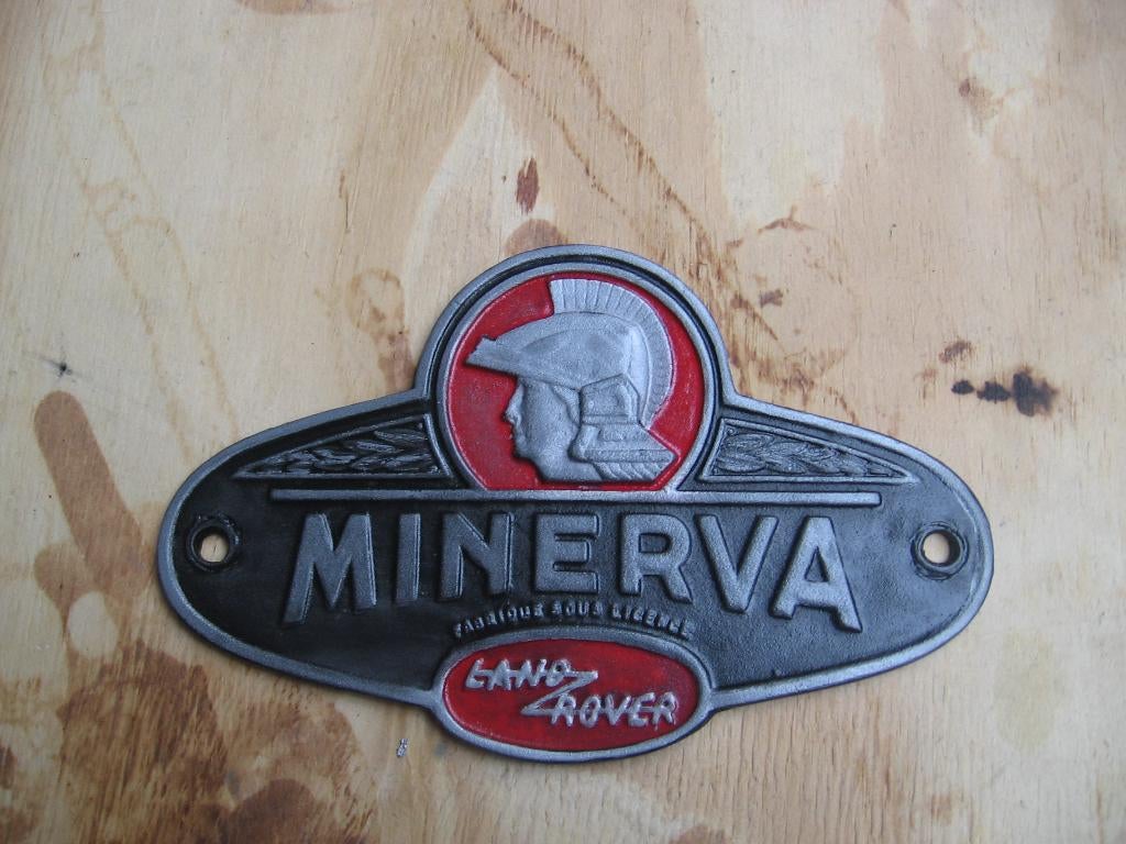 Minerva - Landrover  copy embleem, Ophalen, Landmacht, Embleem of Badge