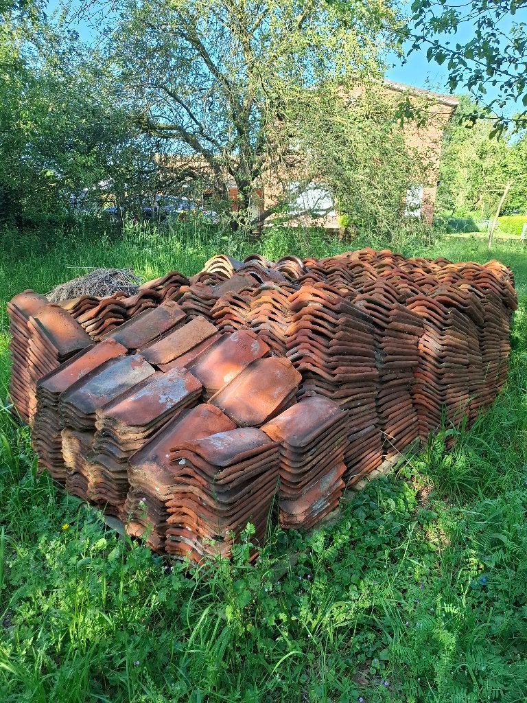 Boomse dakpannen, Doe-het-zelf en Bouw, Dakpannen en Dakbedekking, Ophalen, Gebruikt, Steen of Klei, 15 m² of meer