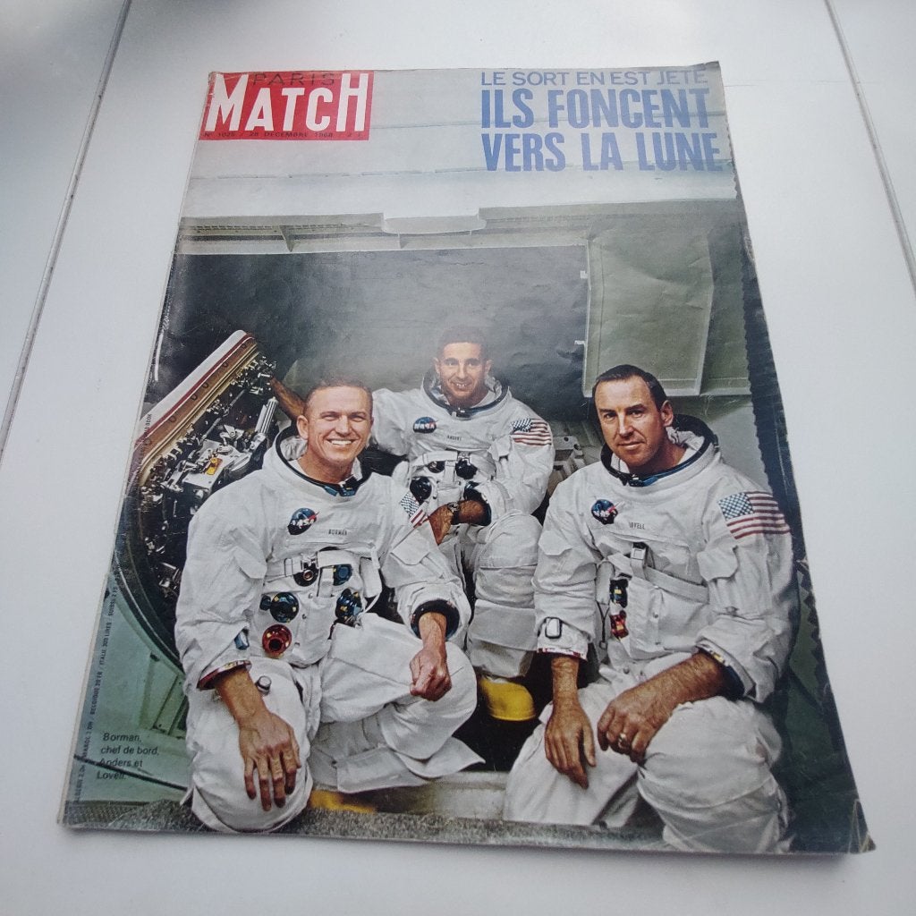 6 Paris Match : Apollo Moon-missies 1968-1971, Boeken, Ophalen of Verzenden, Gelezen, Overige typen