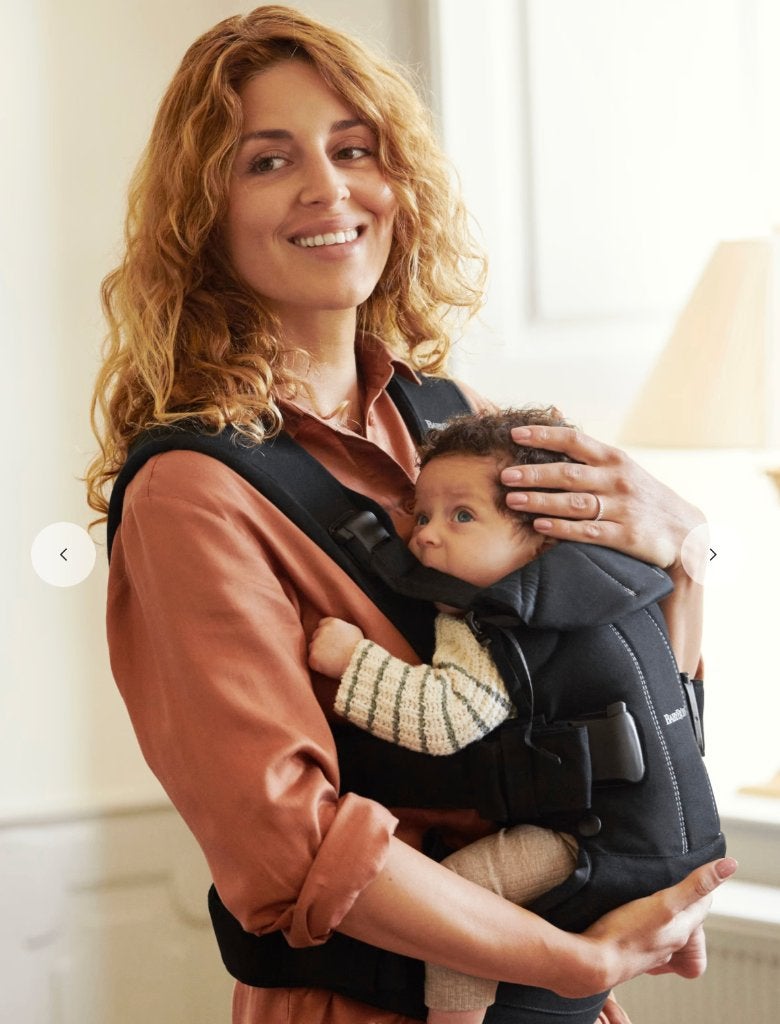 Draagzak BabyBjörn Baby Carrier One zwart, Enfants & Bébés, Porte-bébé, Enlèvement ou Envoi, Ventre, Utilisé