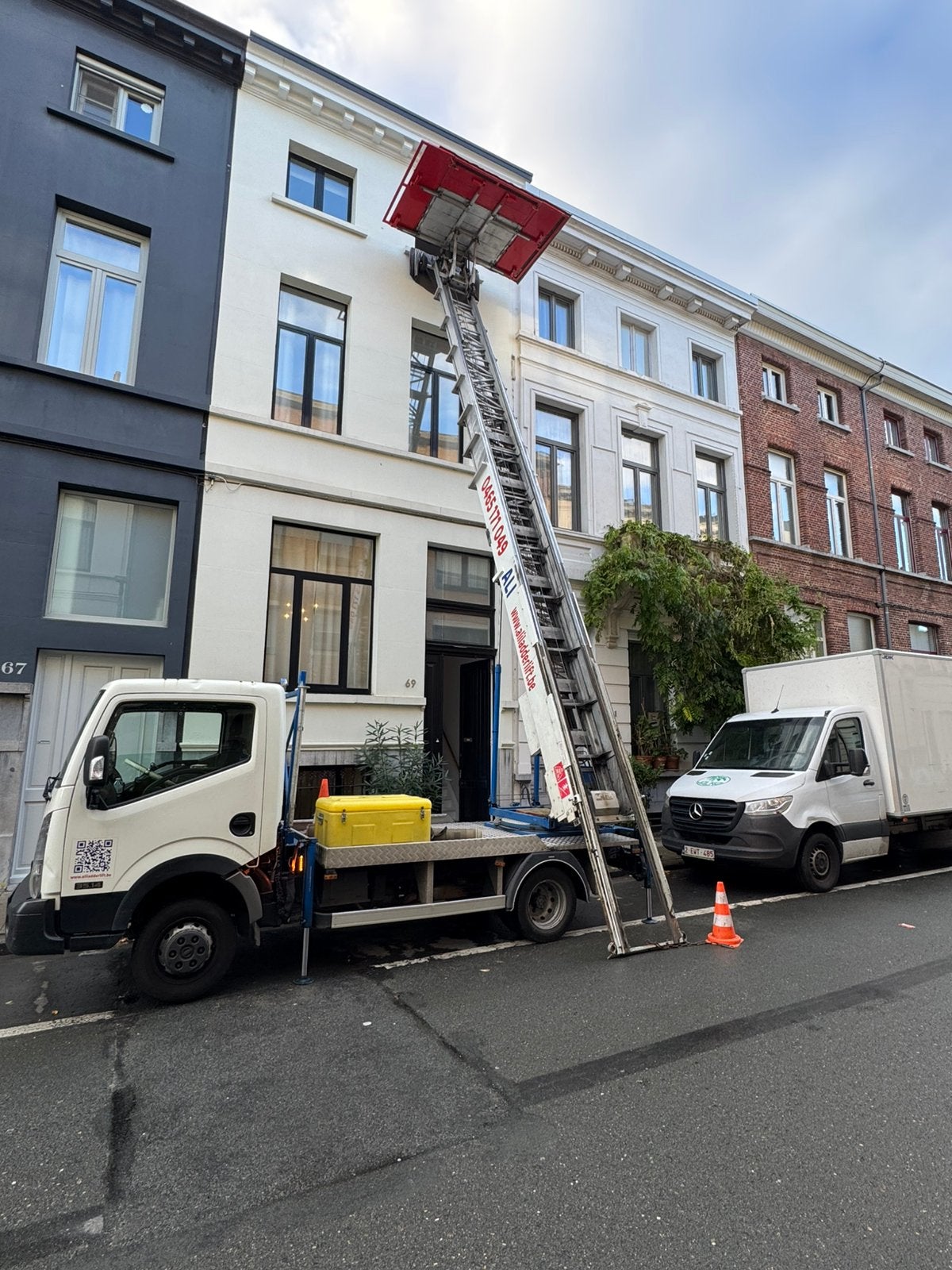 Ladderlift te koop, Ophalen