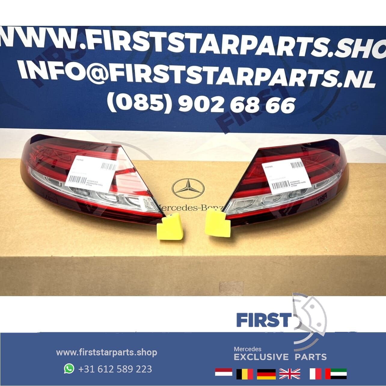 C43 AMG ACHTERLICHTEN VOL LED A2059062905 + A2059063005 ACHT