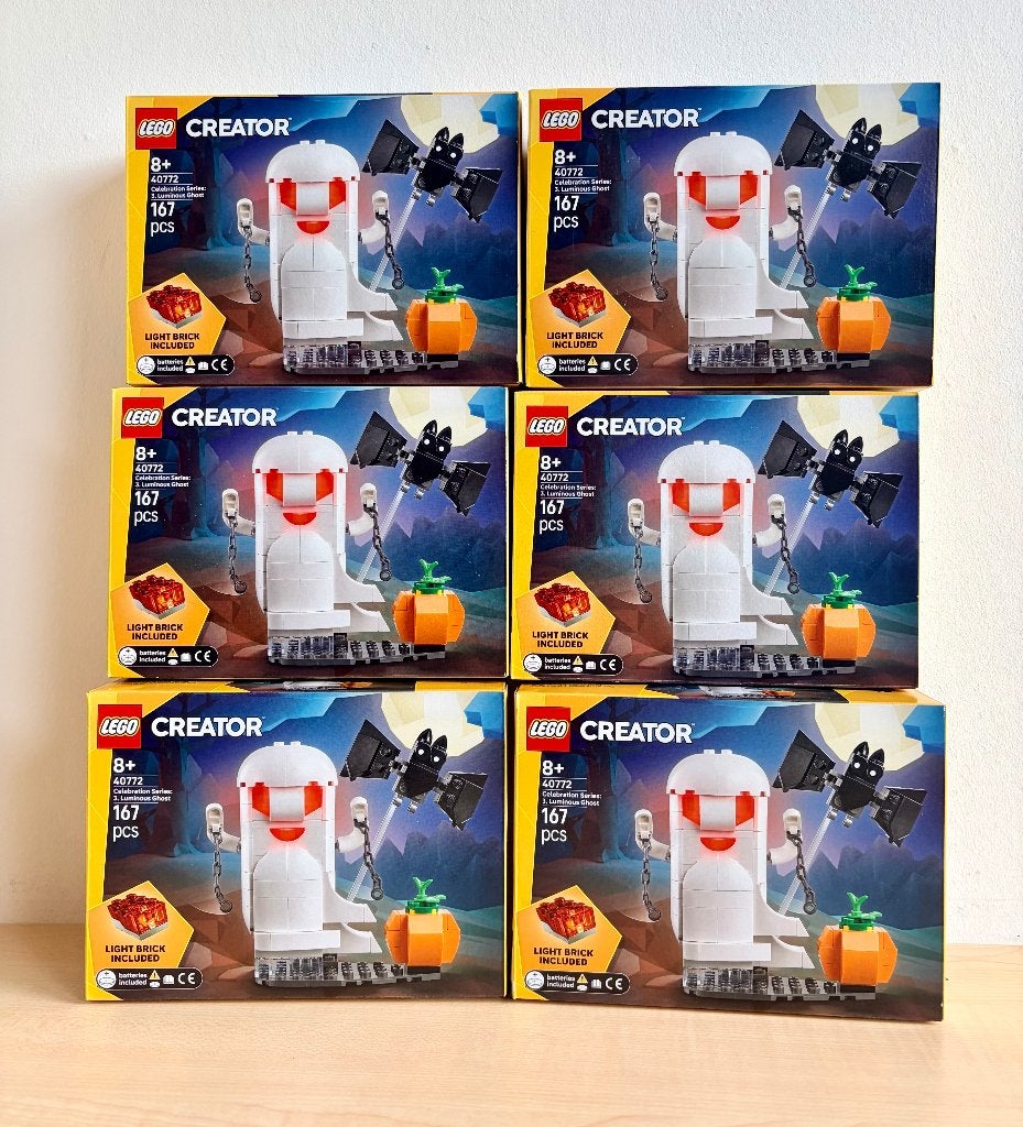 Lego Creator 40772 Luminous Ghost 5x Nieuw!, Lego, Nieuw, Ophalen of Verzenden, Inclusief accessoires