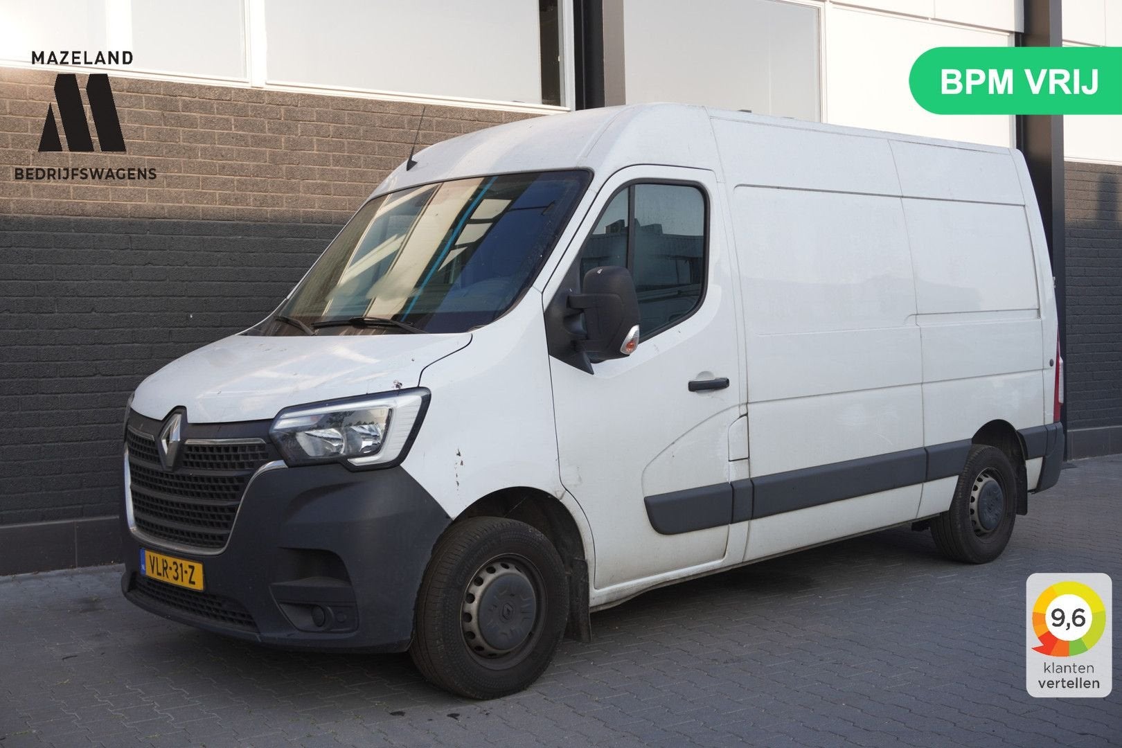 Renault Master 2.3 dCi 150PK L2H2 - EURO 6 - Airco - Trekhaa, Auto's, Renault, Wit, Bedrijf, Onderhoudsboekje
