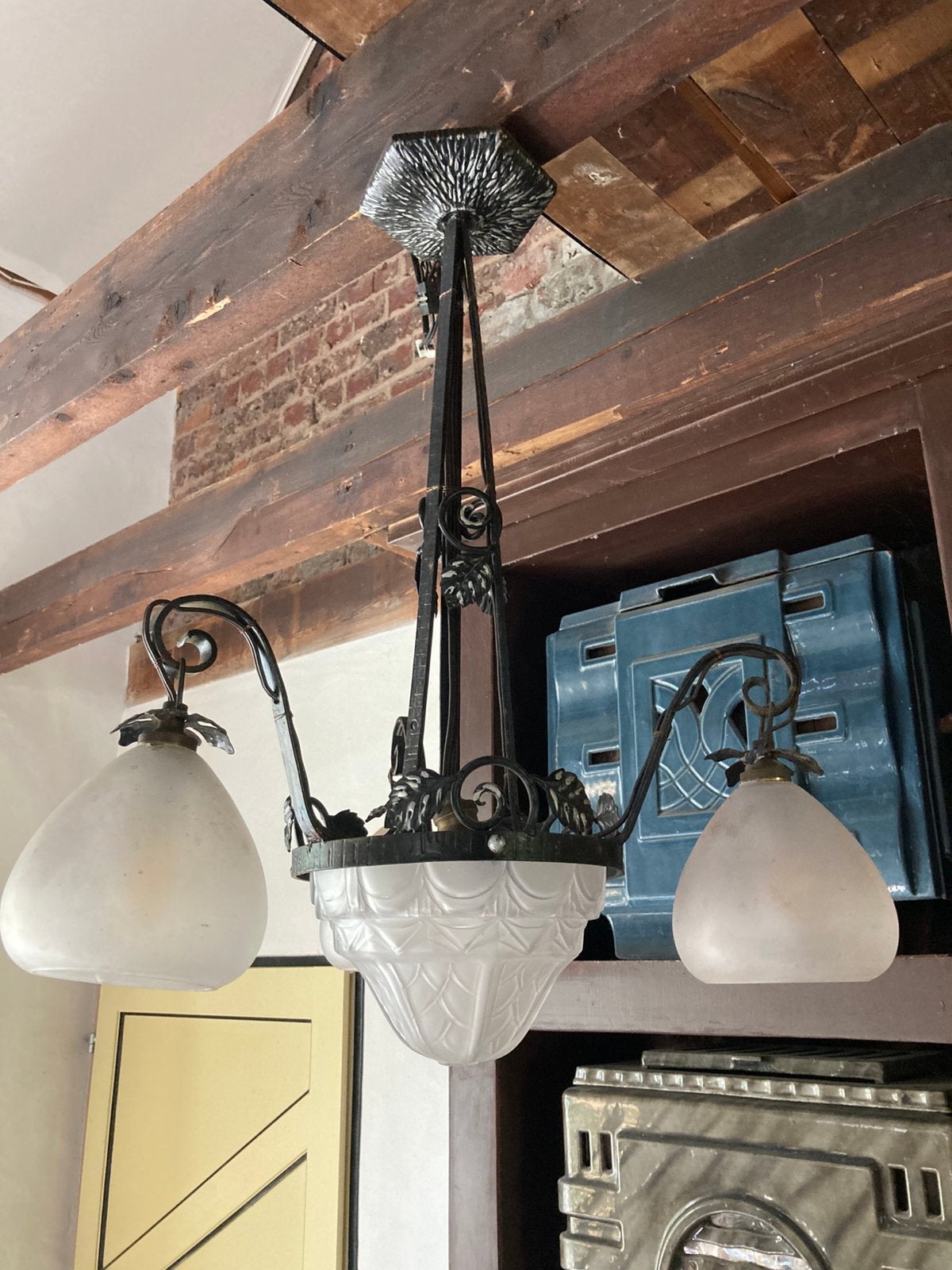 lustre des années 1920, Antiquités & Art, Enlèvement ou Envoi