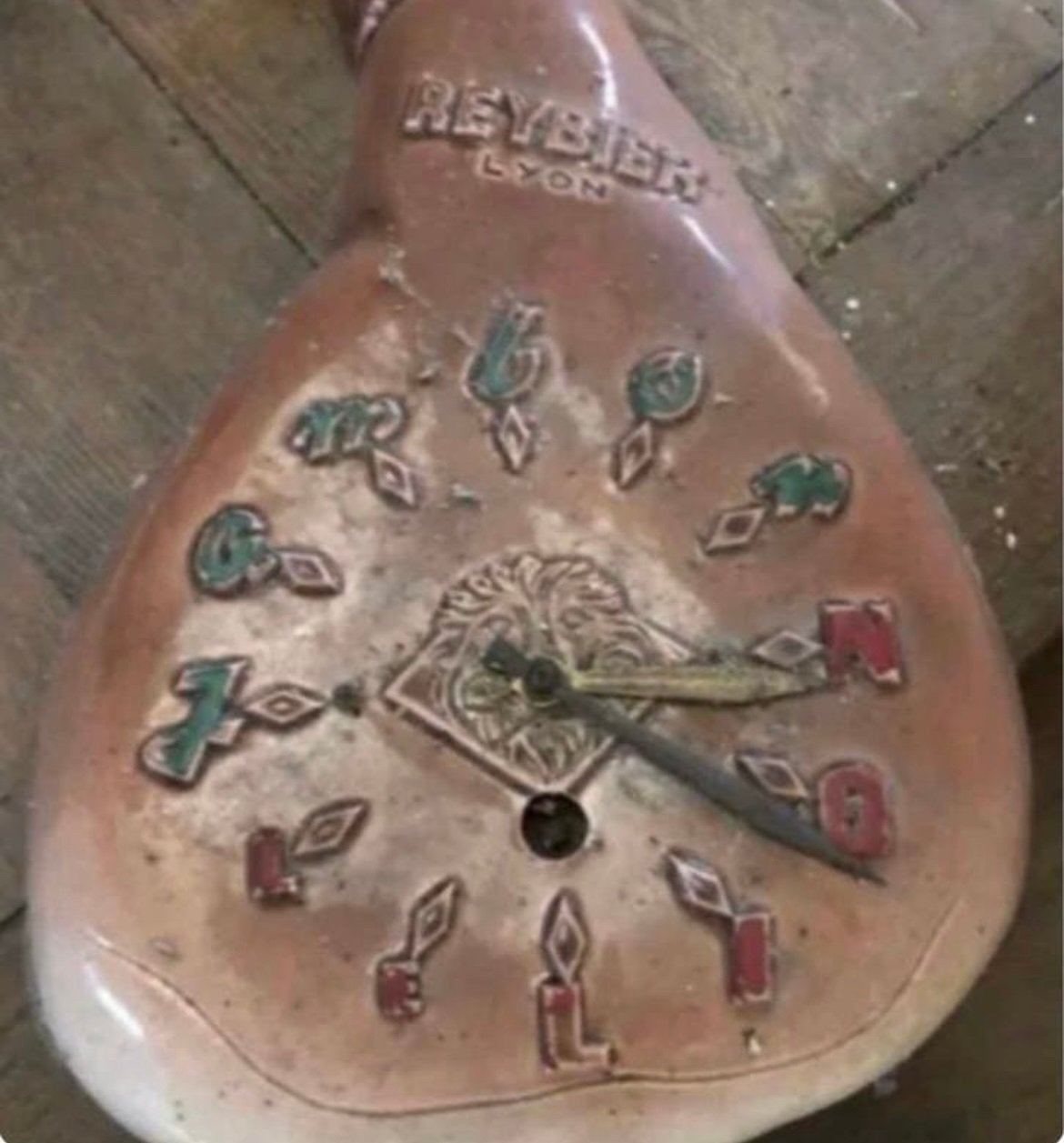 Ancienne horloge publicitaire Reybier Lyon, Enlèvement ou Envoi, Utilisé