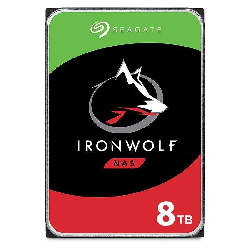 Seagate IronWolf NAS ST8000VN004 8tb, Computers en Software, Harde schijven, Intern, 8tb, Ophalen of Verzenden, Zo goed als nieuw