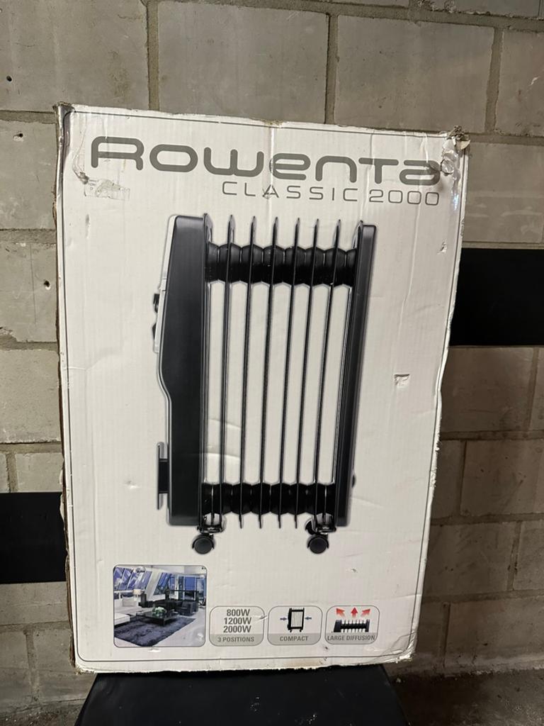 Rowenta Classic 2000 olieradiator, Ophalen, Zo goed als nieuw