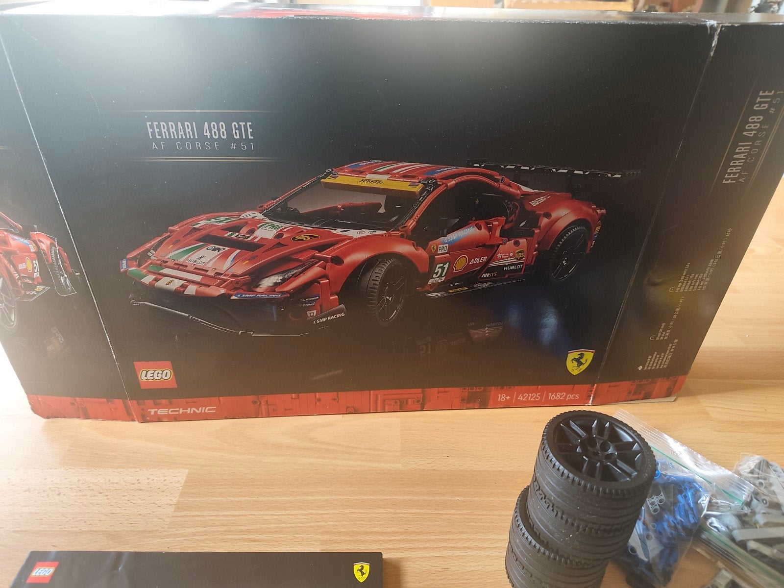 Lego Ferrari 488 gte 42125, Kinderen en Baby's, Ophalen, Gebruikt, Lego, Technic